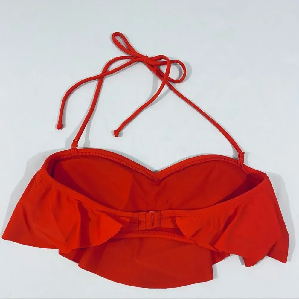 LA Hearts Bikini Top Size Small